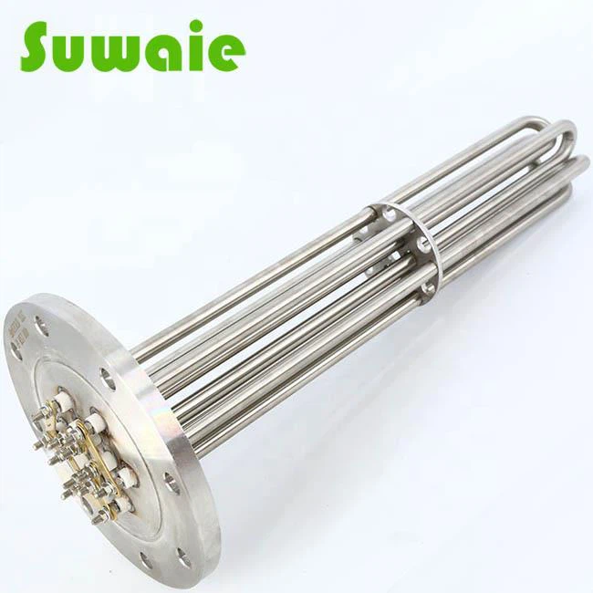 Electric Immersion Heating Element With Round Flange Electric Immersion Heating Element With Round Flange